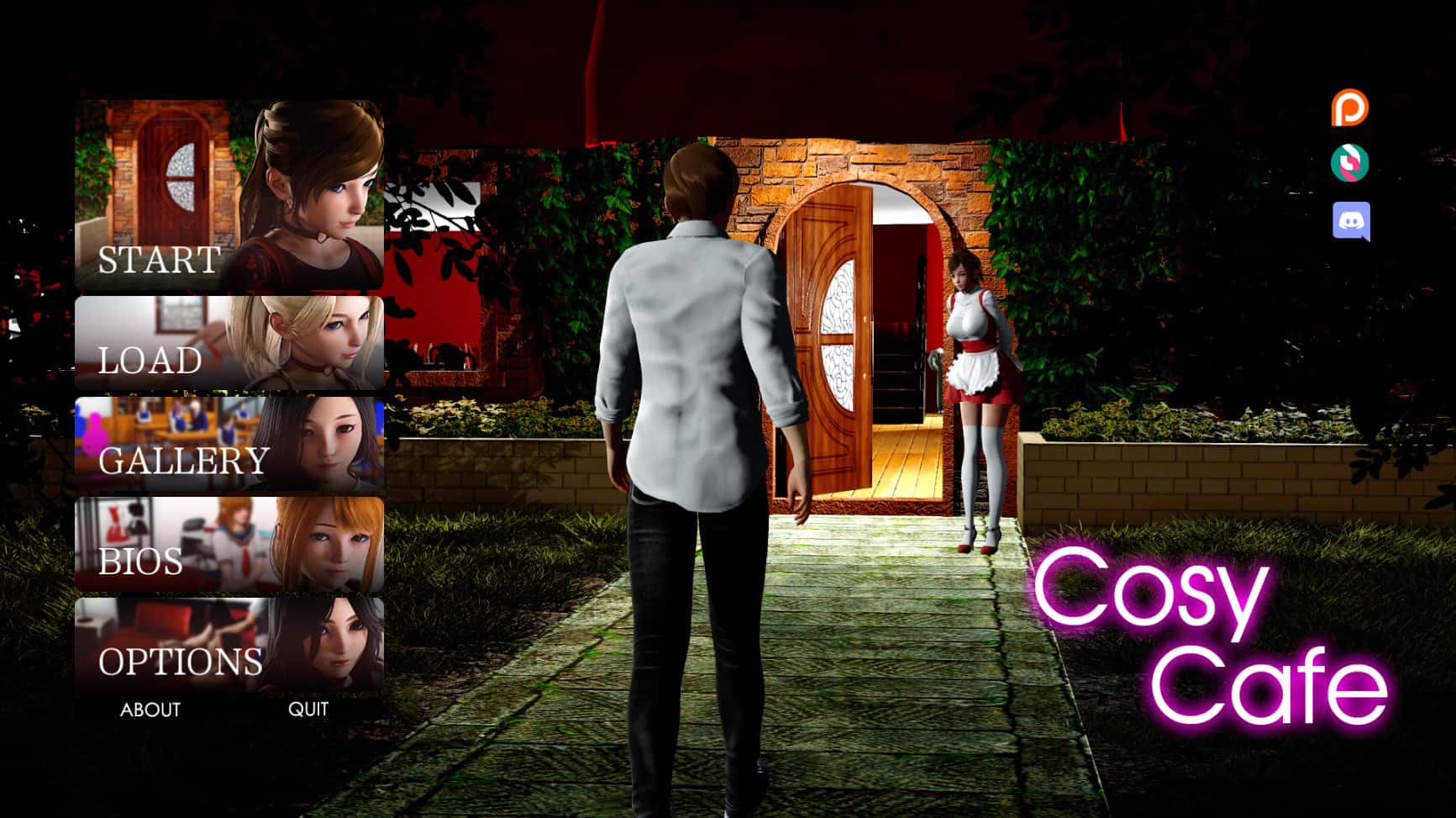 舒适咖啡厅|Cosy Cafe插画